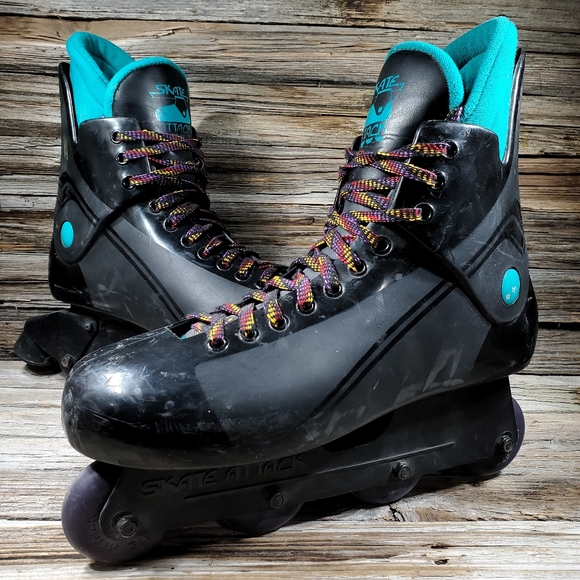 Rollerblade Shoes Vintage Retro Skate Attack Mens Rollerblades Inli